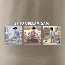 Si to udělám sám - muž s knírkem