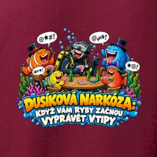 Dusíková narkóza když ryby vyprávějí vtipy