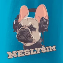 Francouzský buldoček neslyším