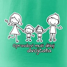Opravdoví muži dělají dvojčata - kluk kluk