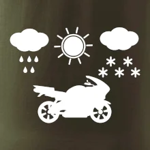 Motorkář za každého počasí - silnice