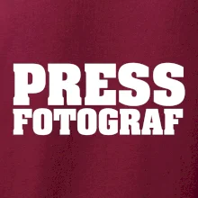 Novinář nápis - Press Fotograf