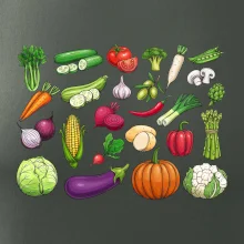 Zelenina ze zahrádky