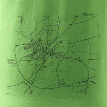 Černobílá mapa Cerhovice 267 61