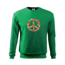 Peace symbol červené květiny