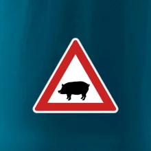 Dopravní značka - Pozor prase domácí