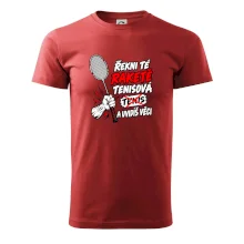 Badmintonová raketa není tenisová