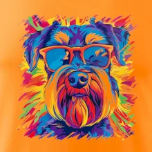 Knírač barevný styl 70s