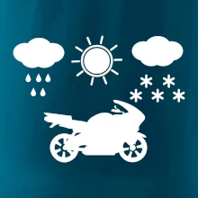 Motorkář za každého počasí - silnice