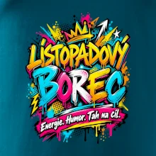 Listopadový borec barevné graffiti a energie