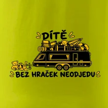 Dítě bez hraček neodjedu rodinný karavan