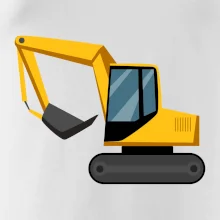 Bagr bez nápisu  z boku