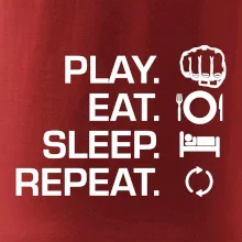MMA eat sleep repeat