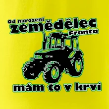 Od narození zemědělec, mám to v krvi - Jméno
