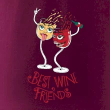Best wine friends dancing (Pecka design)