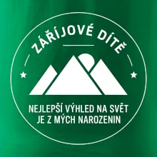 Zářijové dítě. Nejlepší výhled na svět je z mých narozenin