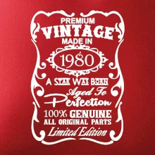 Vintage Etiketa - 1980