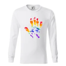LGBT hand print