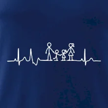 EKG rodina - kluk holka