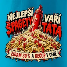 Nejlepší špagety vaří táta Eidam 30 procent a kečup v ceně