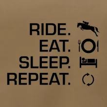 Ride Eat Sleep Repeat koně