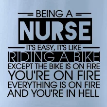 Being a nurse - bike
