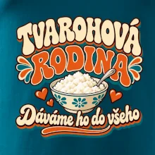 Tvarohová rodina dává tvaroh do všeho