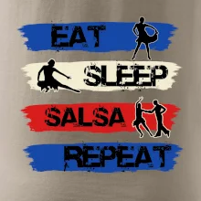 Eat sleep salsa repeat
