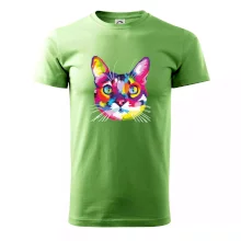 Kočka duhová hlava