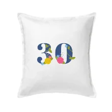 Květinové číslo kreslené - 30