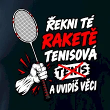 Badmintonová raketa není tenisová