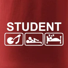 Pít užívat spát - student