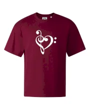 Houslový klíč srdce