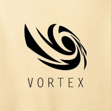Vortex logo jednobarevné