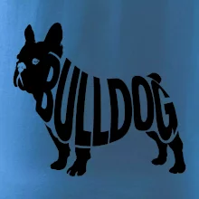 Bulldog  nápis v těle