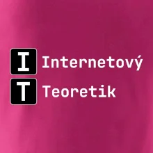 IT Nápis Internetový Teoretik
