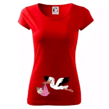 Čáp a miminko - holka (Hana-creative)