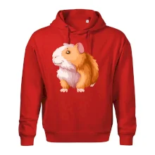 Morče - kreslené, bílo oranžové