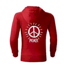 Peace symbol černobílý