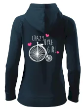 Crazy bike girl