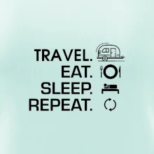 Eat sleep travel - Malý přívěs