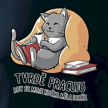 Tvrdě pracuju, aby se kočka měla dobře