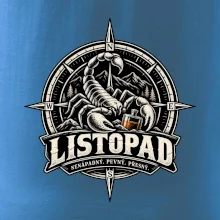 Listopadový štír v kompasu s whisky