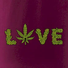 Konopí nápis love