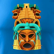 Mayové maska s pyramidou