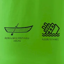 Řemeslnici postavili archu, fušeři Titanic