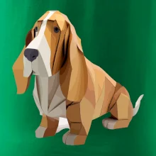 Baset slepený z papíru