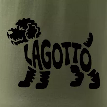 Lagotto nápis v těle