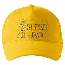 Kreslený nápis super dad