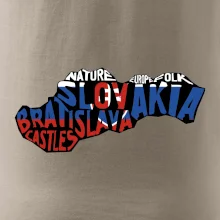 Mapy - názvy měst - Slovensko